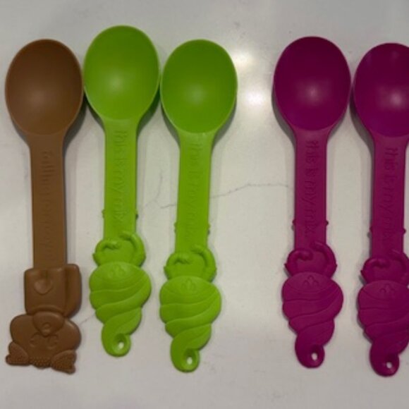 Baskin Robbins Collectible Character Spoon Set – 7-Piece Vintage Lot - Picture 2 of 7